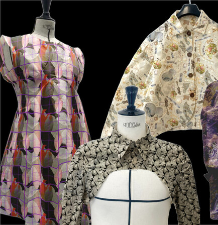 Digital Photo Collages & Textile Print Design